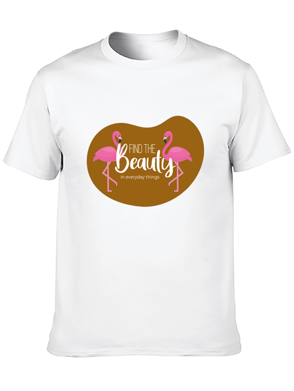 Find Beauty Flamingo Graphic T-Shirt