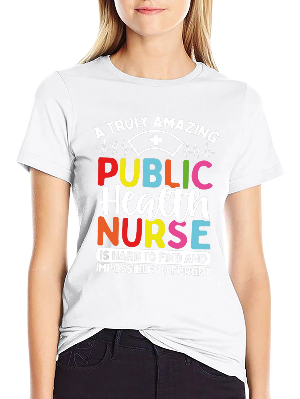 Amazing Public Health Nurse Graphic T-Shirt