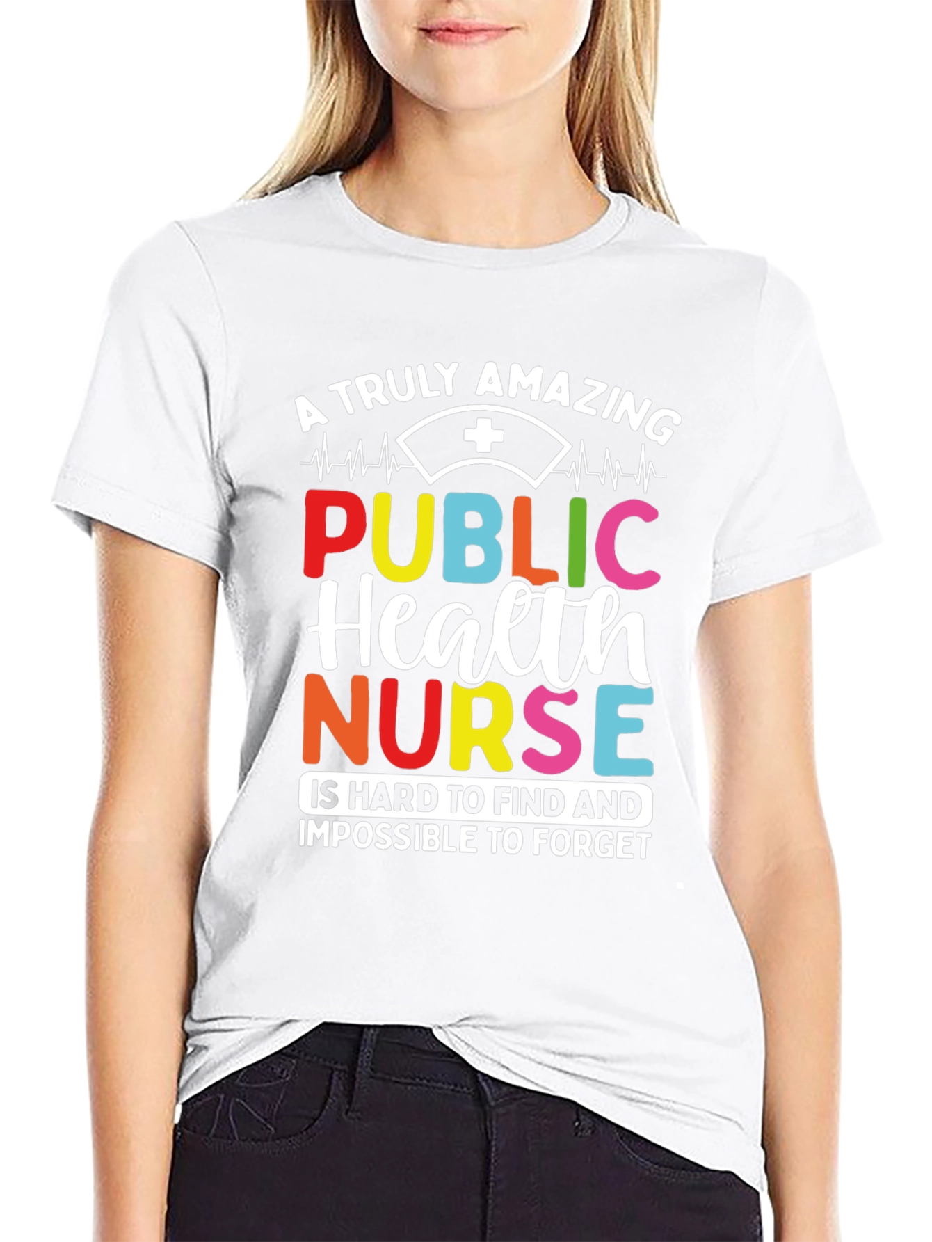 Amazing Public Health Nurse Graphic T-Shirt