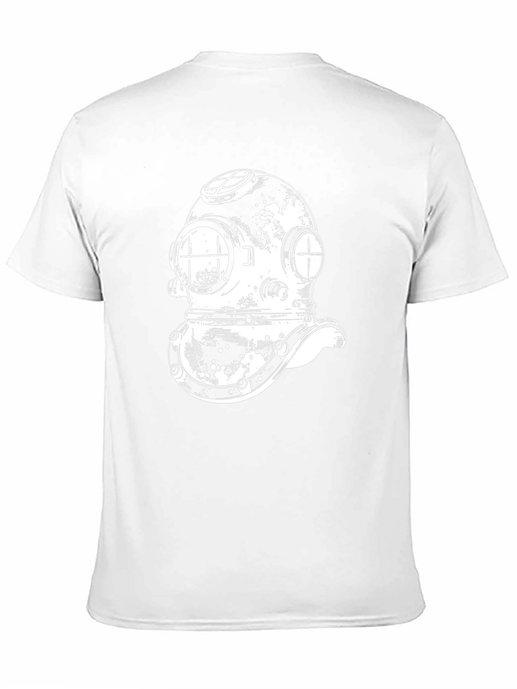 Diver Helmet Graphic Tee - Classic Design