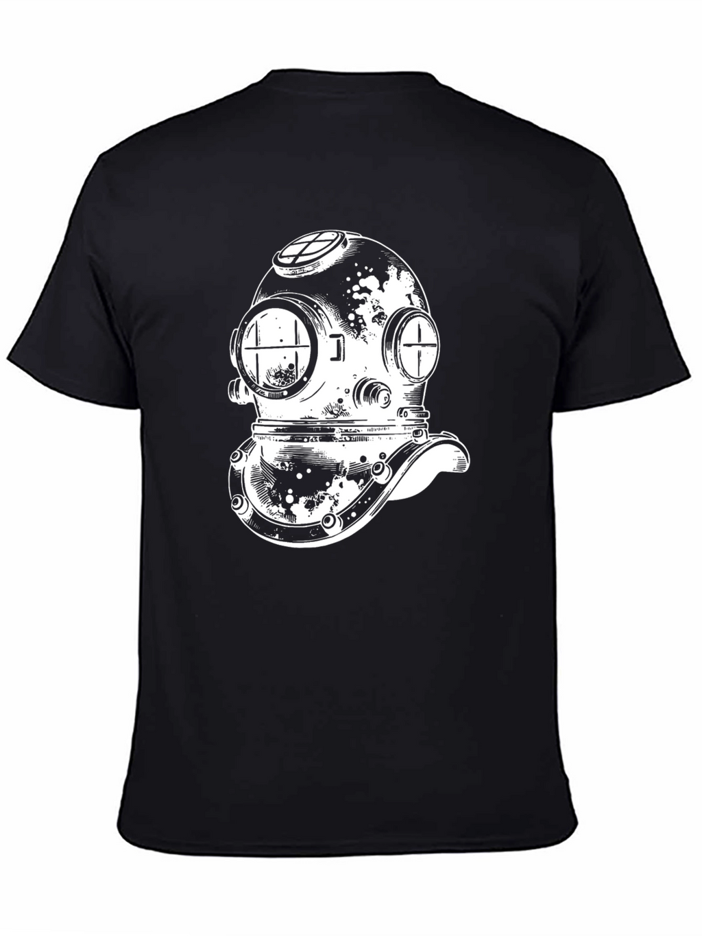 Diver Helmet Graphic Tee - Classic Design