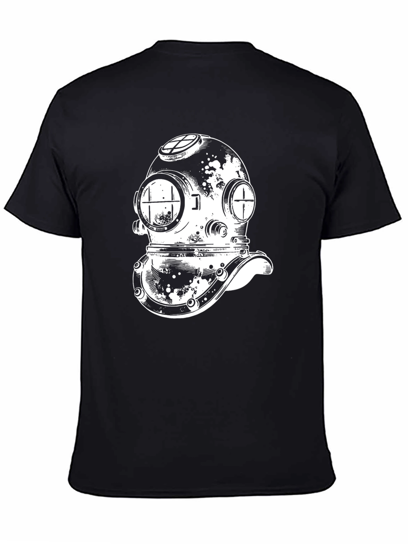 Diver Helmet Graphic Tee - Classic Design