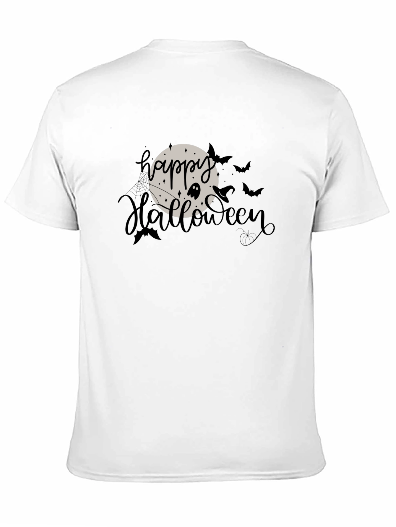Happy Halloween Graphic T-Shirt - Black