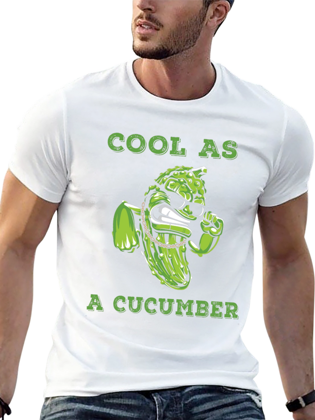 Cool as a Cucumber T-Shirt - Funny Graphic Tee