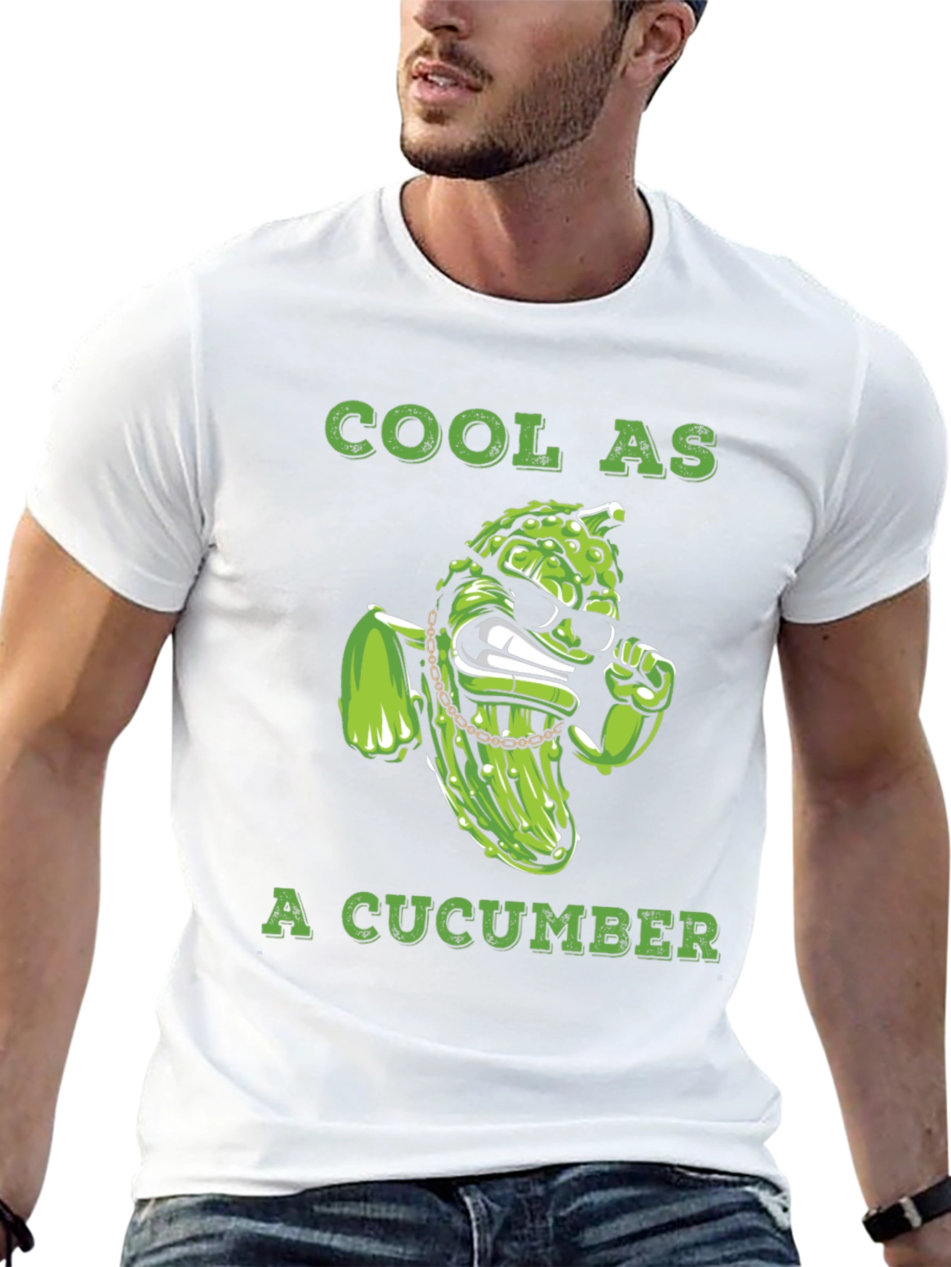 Cool as a Cucumber T-Shirt - Funny Graphic Tee