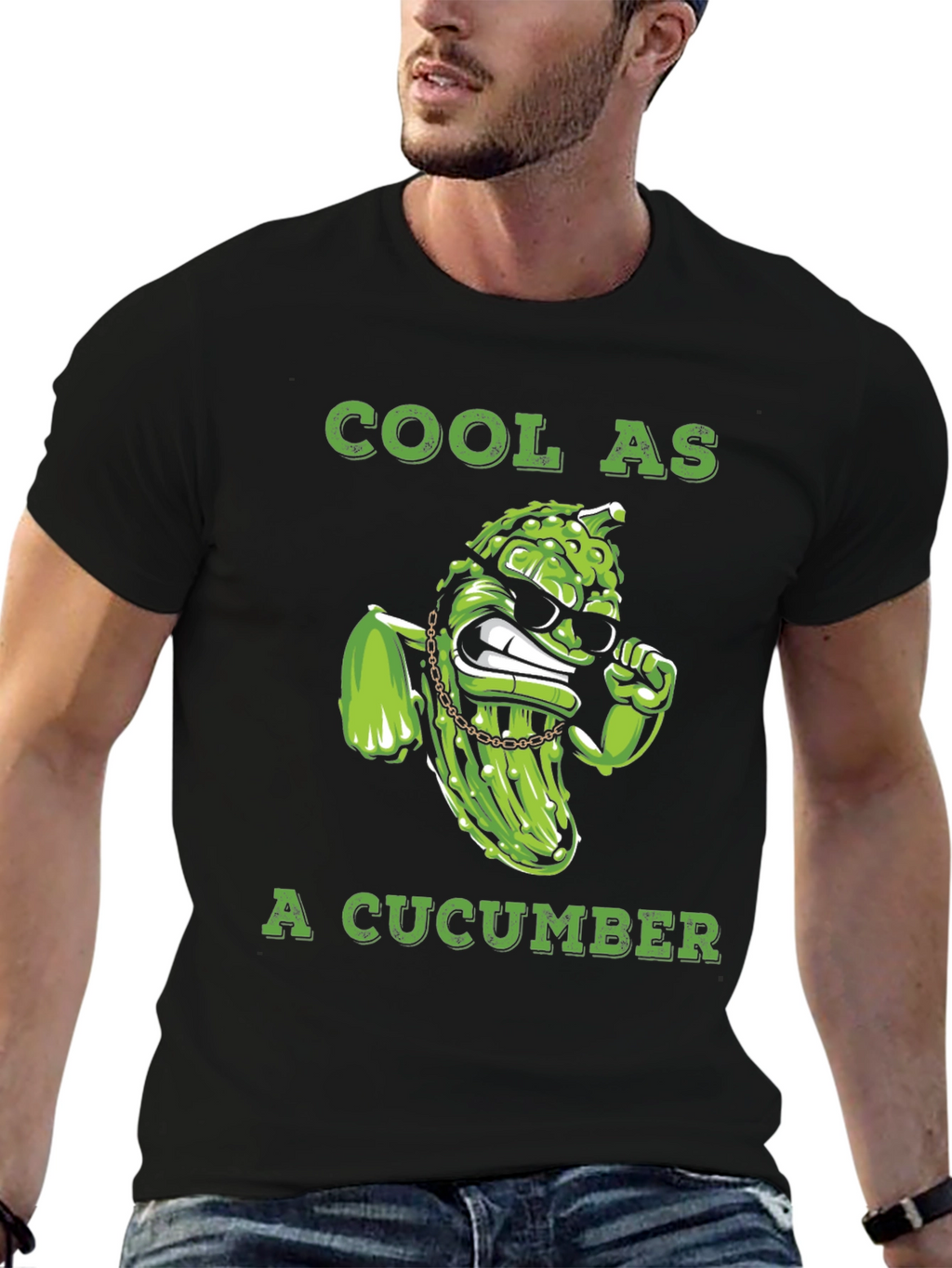 Cool as a Cucumber T-Shirt - Funny Graphic Tee