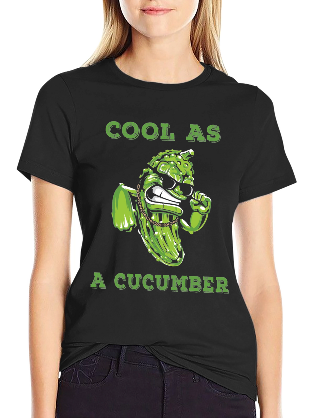 Cool as a Cucumber T-Shirt - Funny Graphic Tee