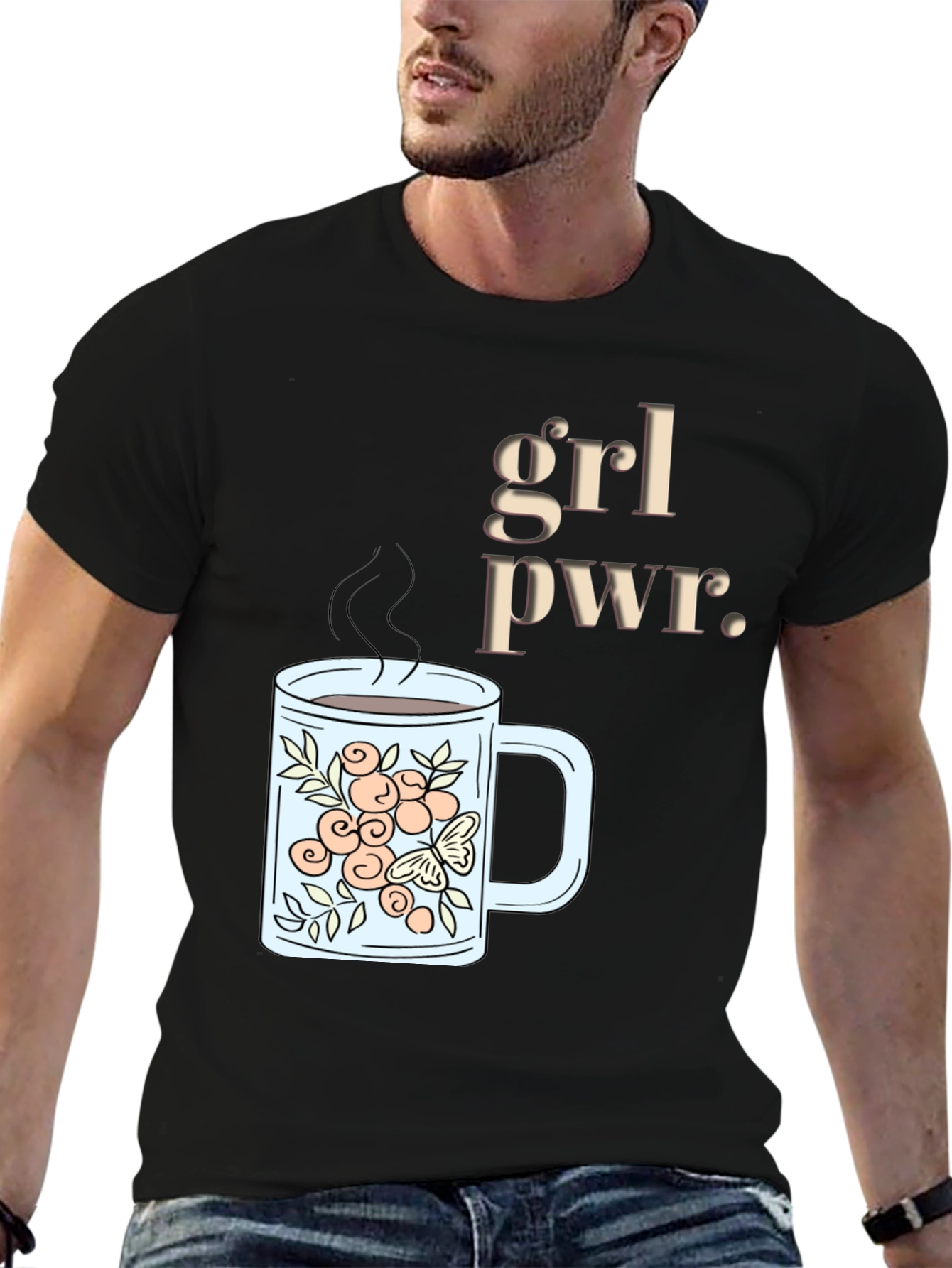 Grl Pwr Coffee Mug Graphic T-Shirt