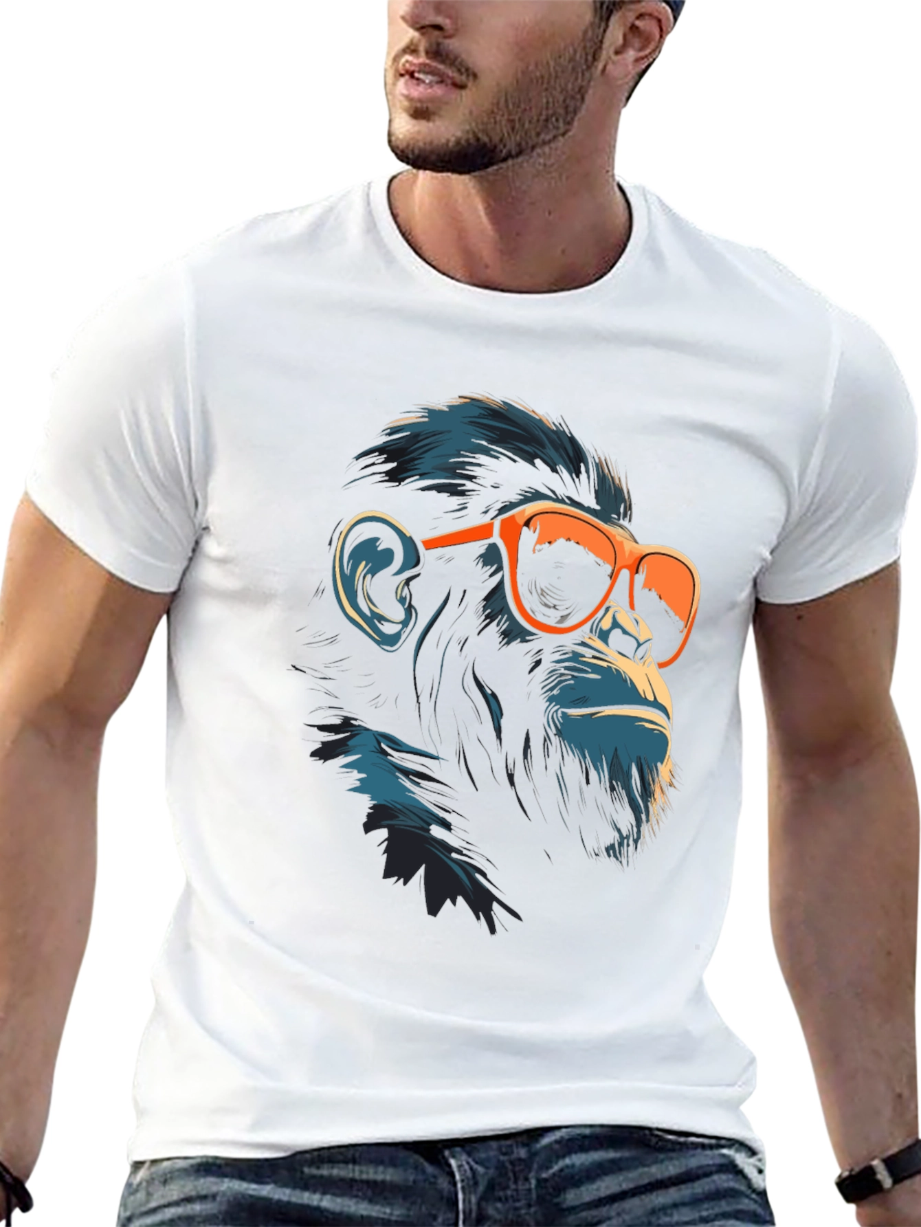 Cool Ape Graphic Tee - Black T-Shirt