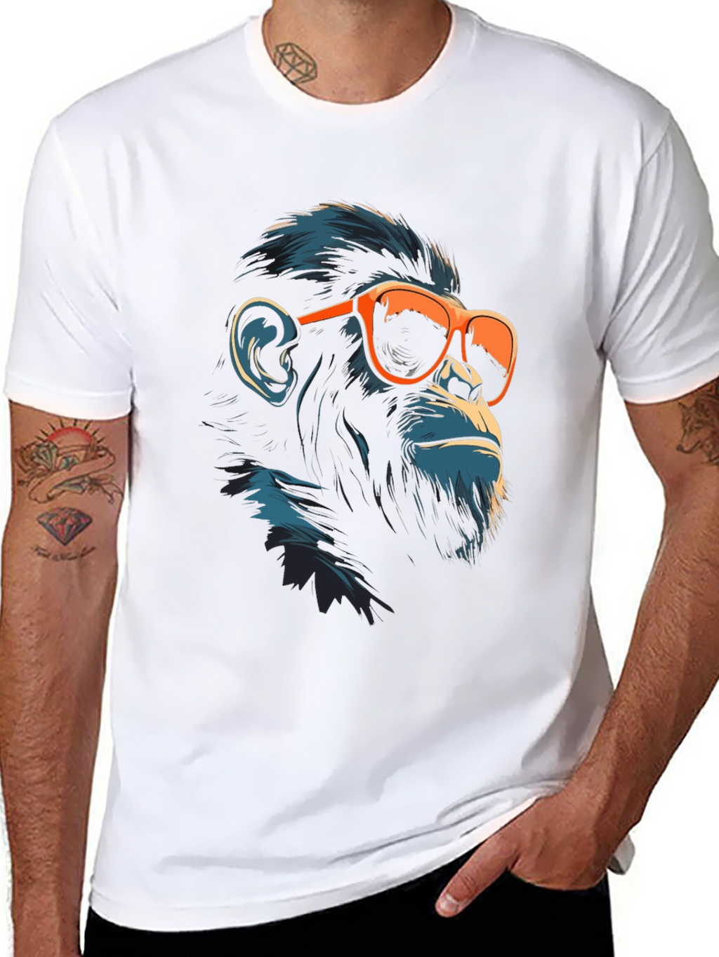 Cool Ape Graphic Tee - Black T-Shirt