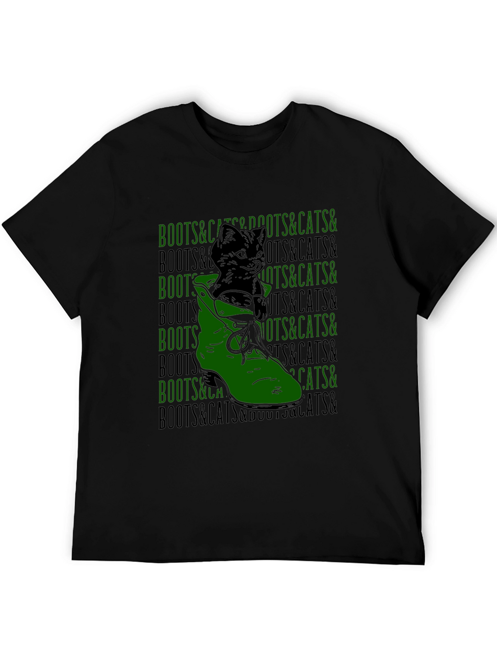 Boots and Cats Graphic Tee