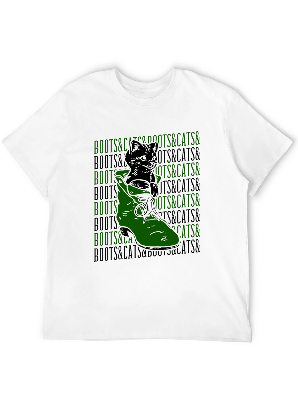 Boots and Cats Graphic Tee
