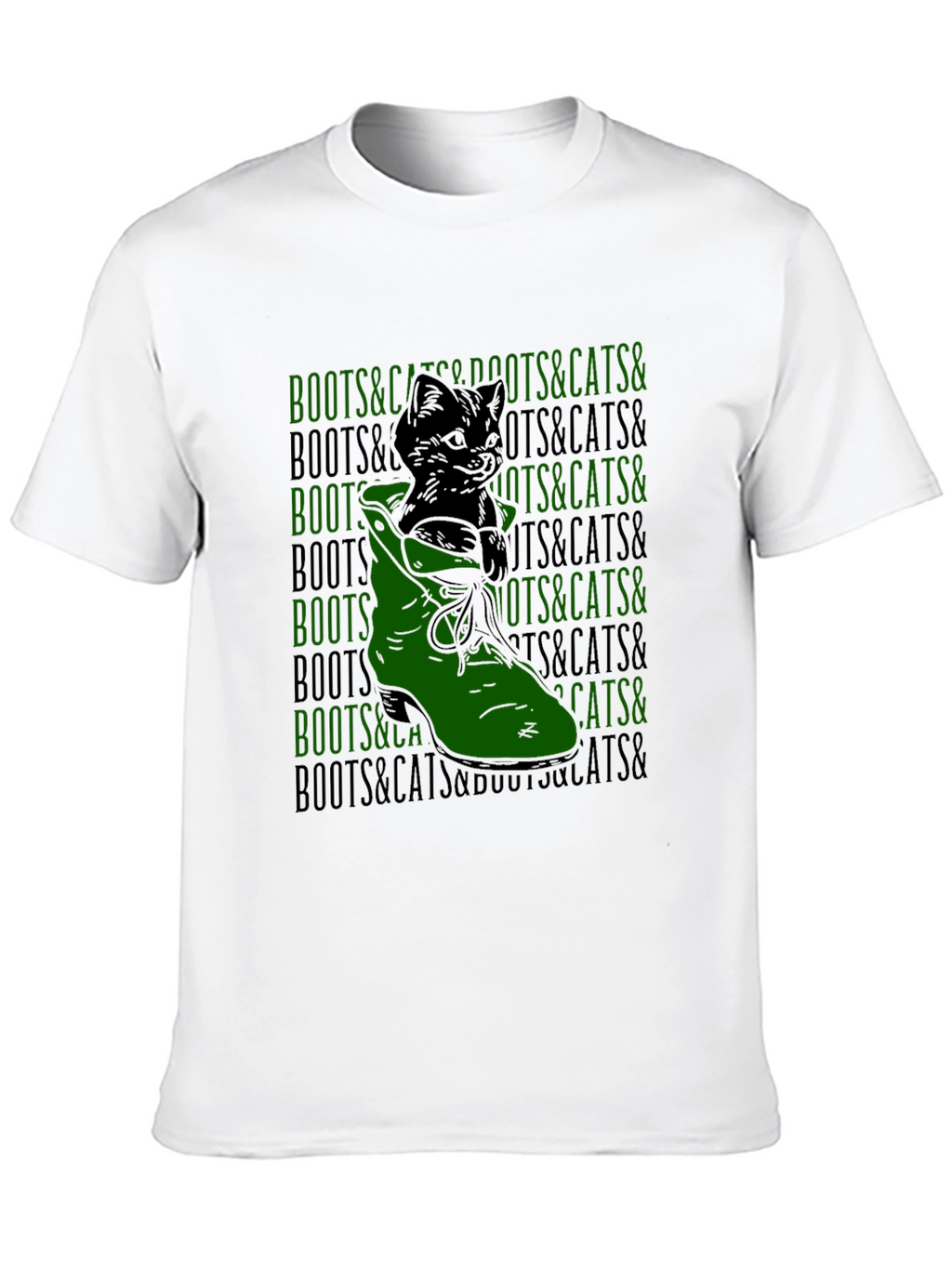 Boots and Cats Graphic Tee