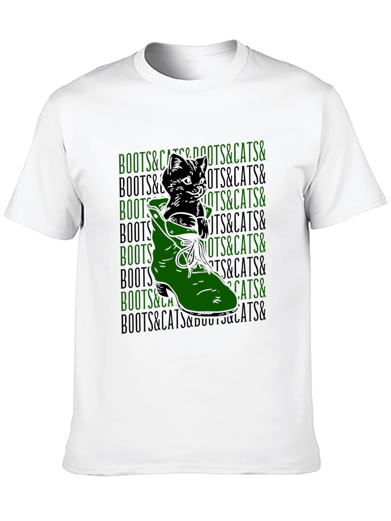 Boots and Cats Graphic Tee