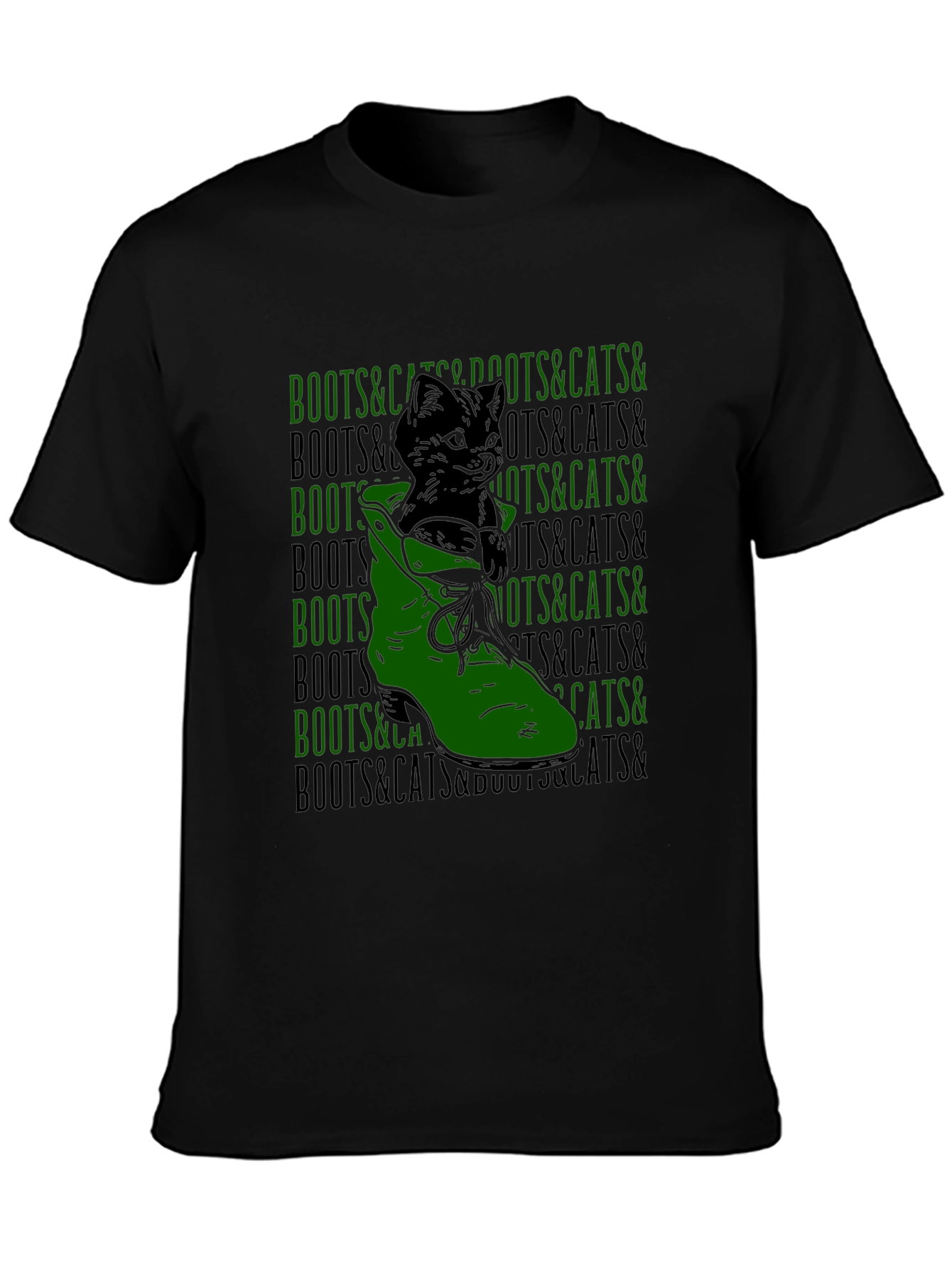 Boots and Cats Graphic Tee