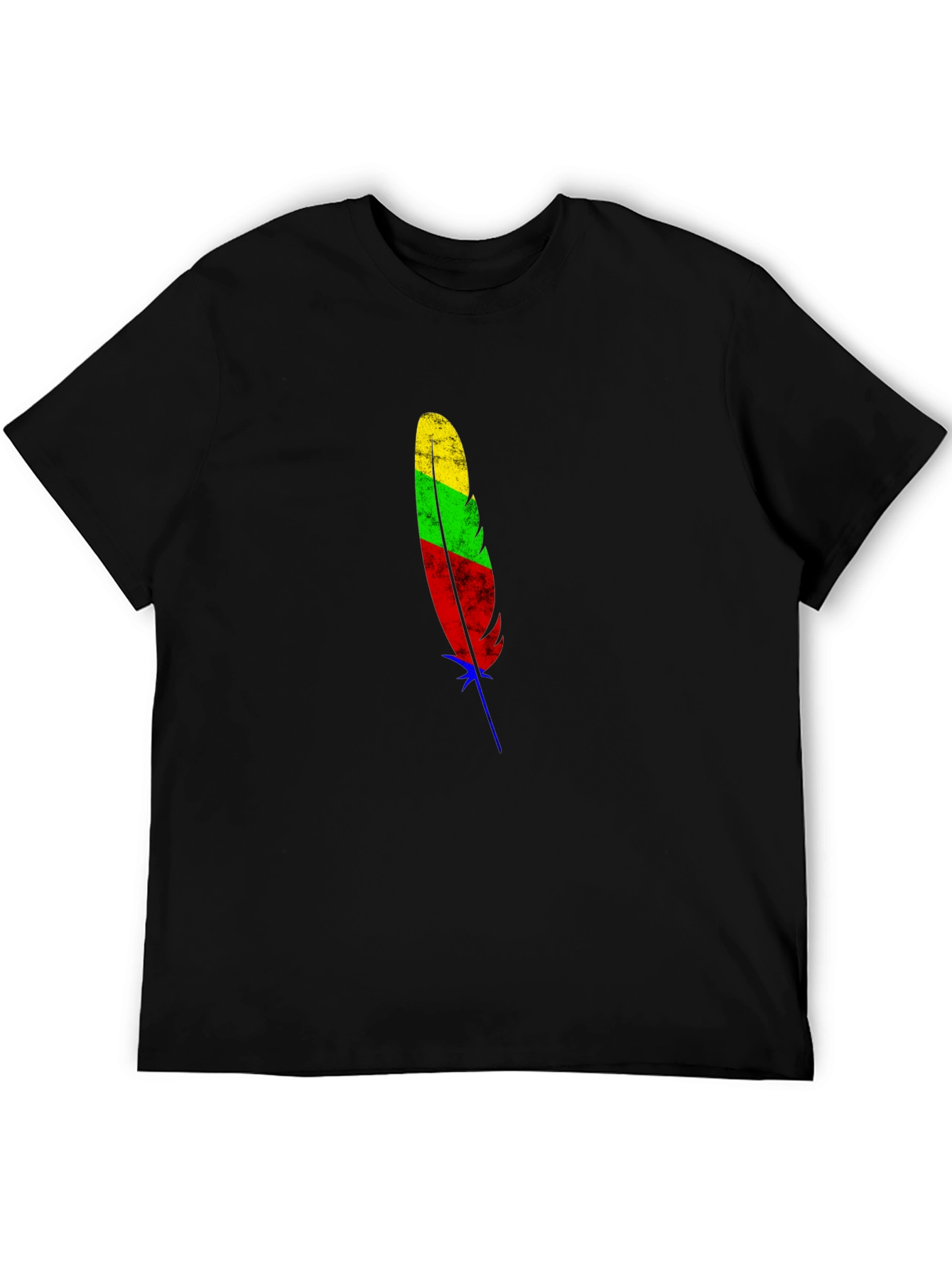 Lithuanian Flag Feather Graphic Tee