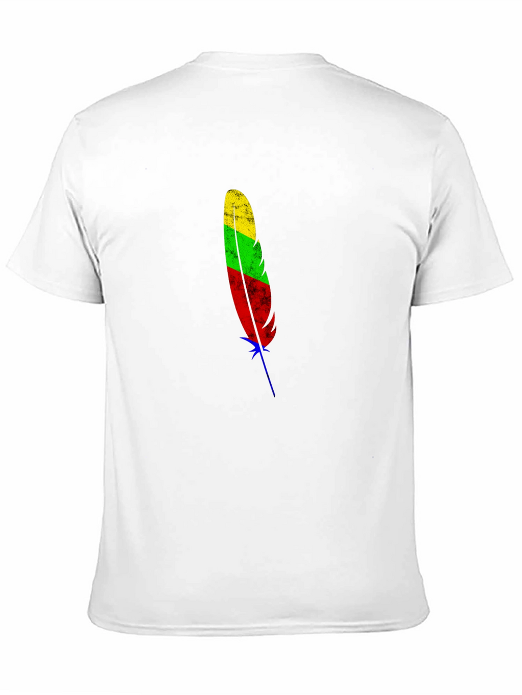 Lithuanian Flag Feather Graphic Tee