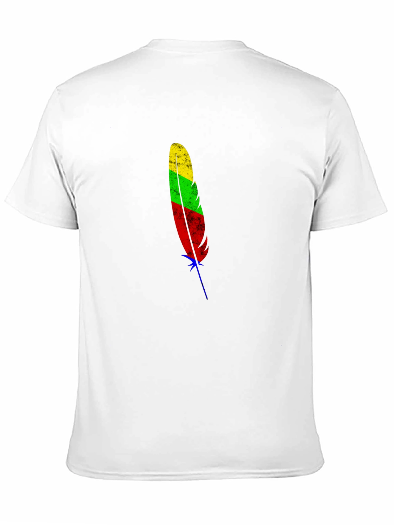 Lithuanian Flag Feather Graphic Tee