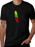 Lithuanian Flag Feather Graphic Tee