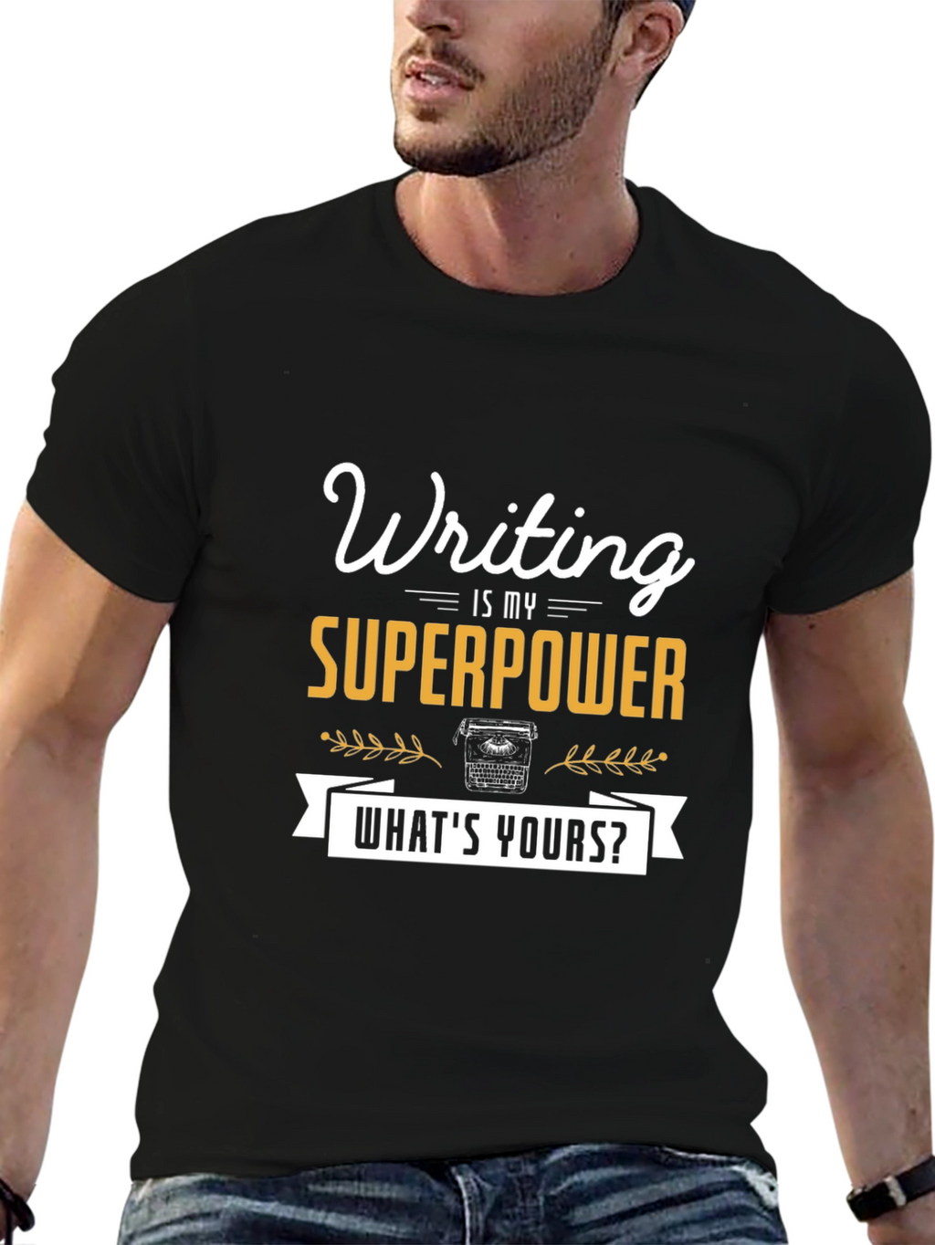 Writing is My Superpower Tee