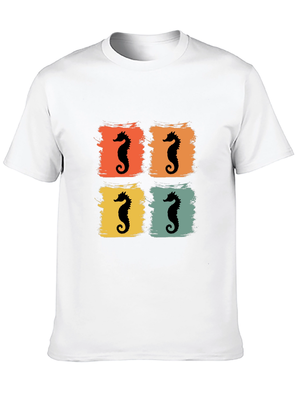 Retro Seahorse Graphic Tee