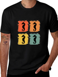 Retro Seahorse Graphic Tee
