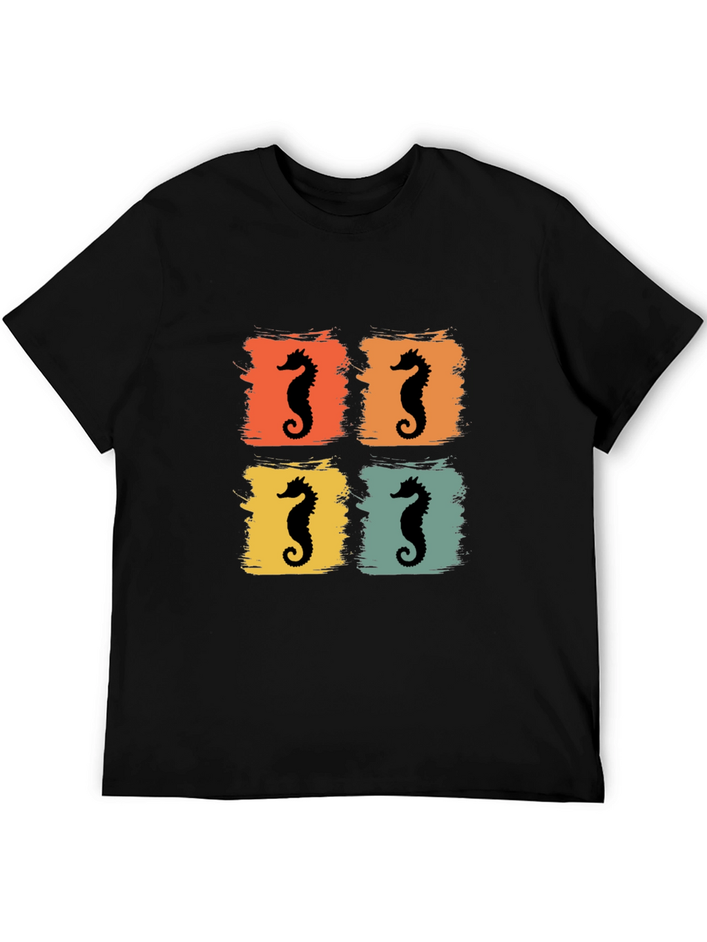 Retro Seahorse Graphic Tee