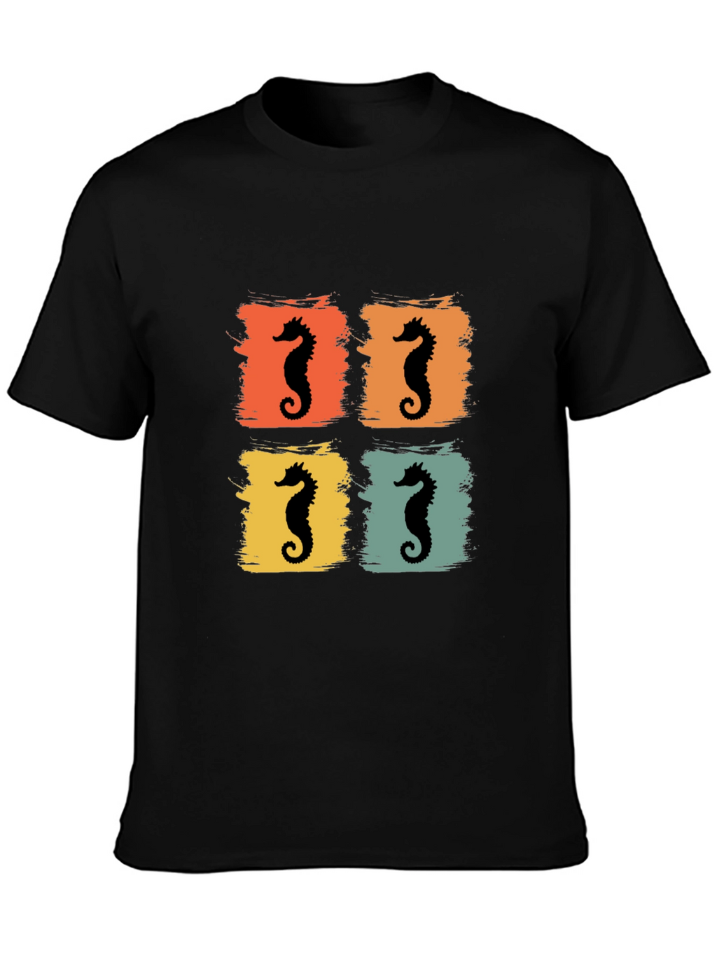Retro Seahorse Graphic Tee