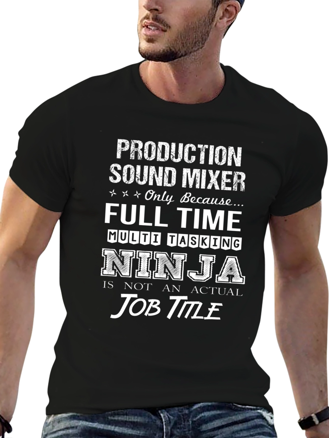 Production Sound Mixer Ninja T-Shirt