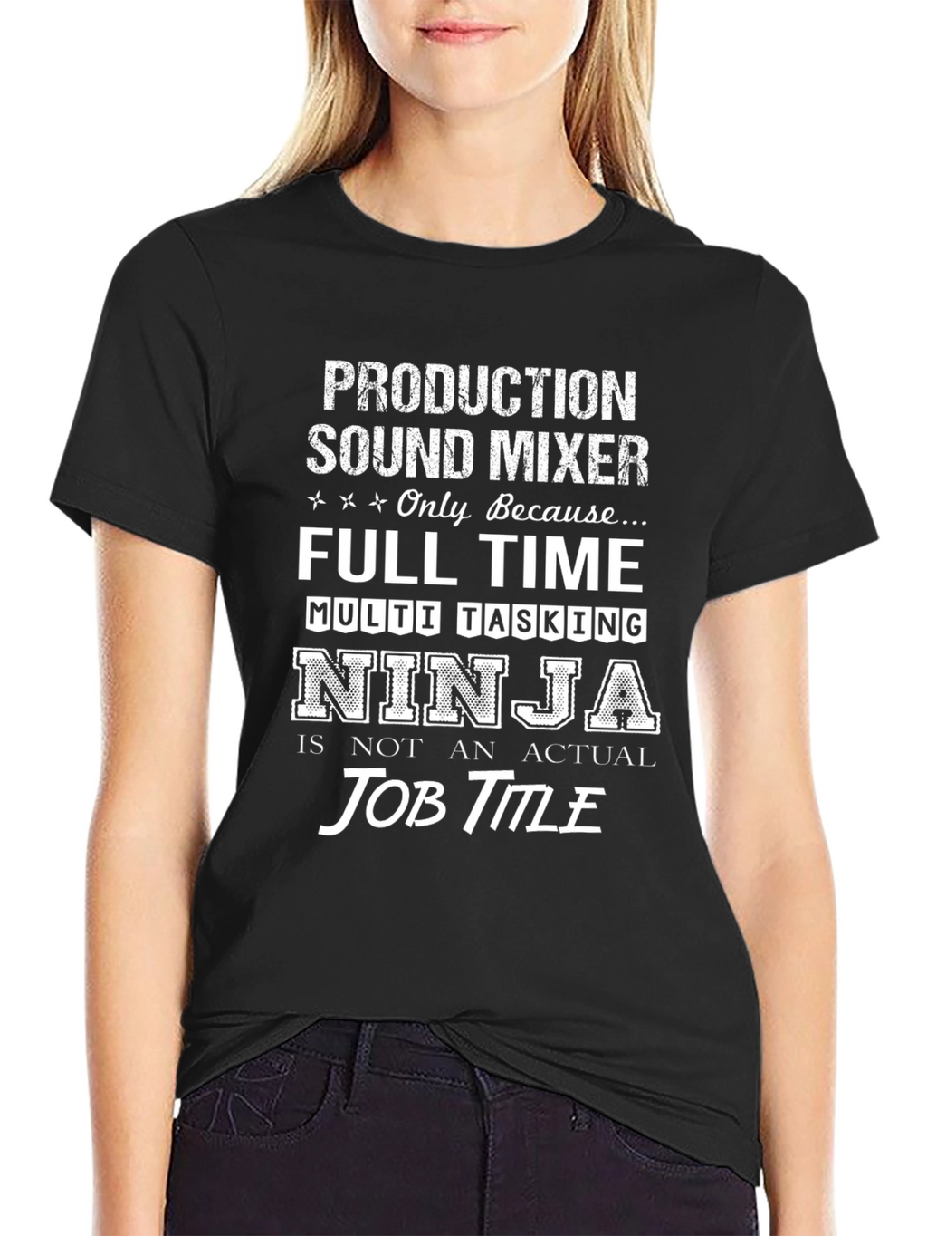 Production Sound Mixer Ninja T-Shirt