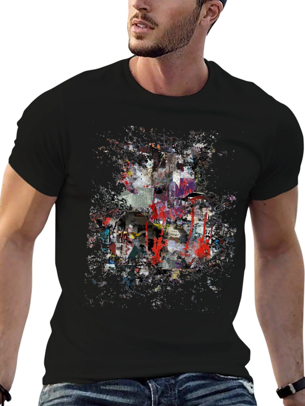 Abstract Art T-Shirt - Modern Graphic Tee