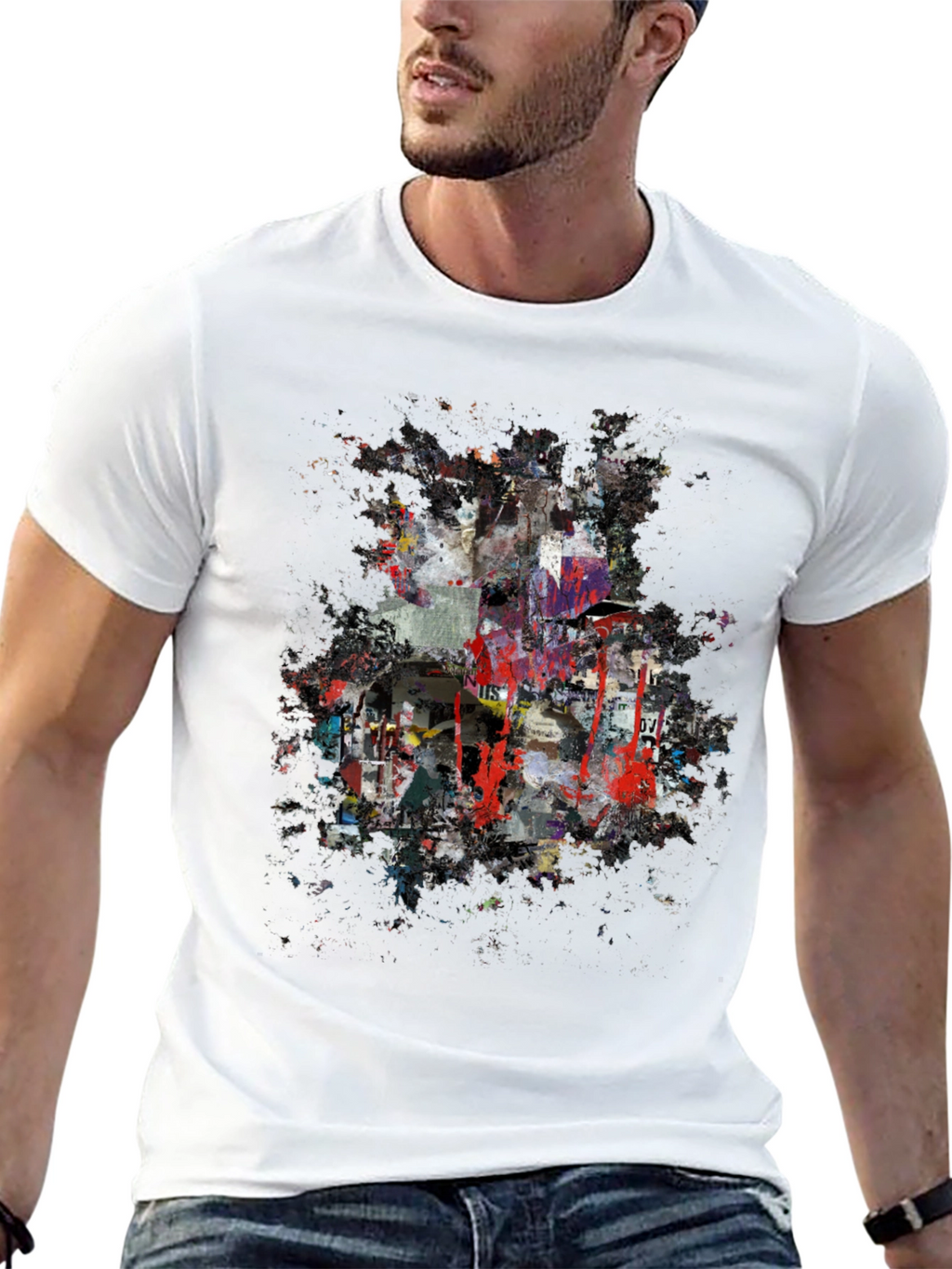 Abstract Art T-Shirt - Modern Graphic Tee