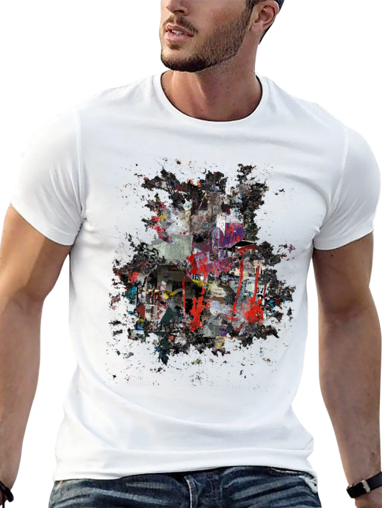 Abstract Art T-Shirt - Modern Graphic Tee