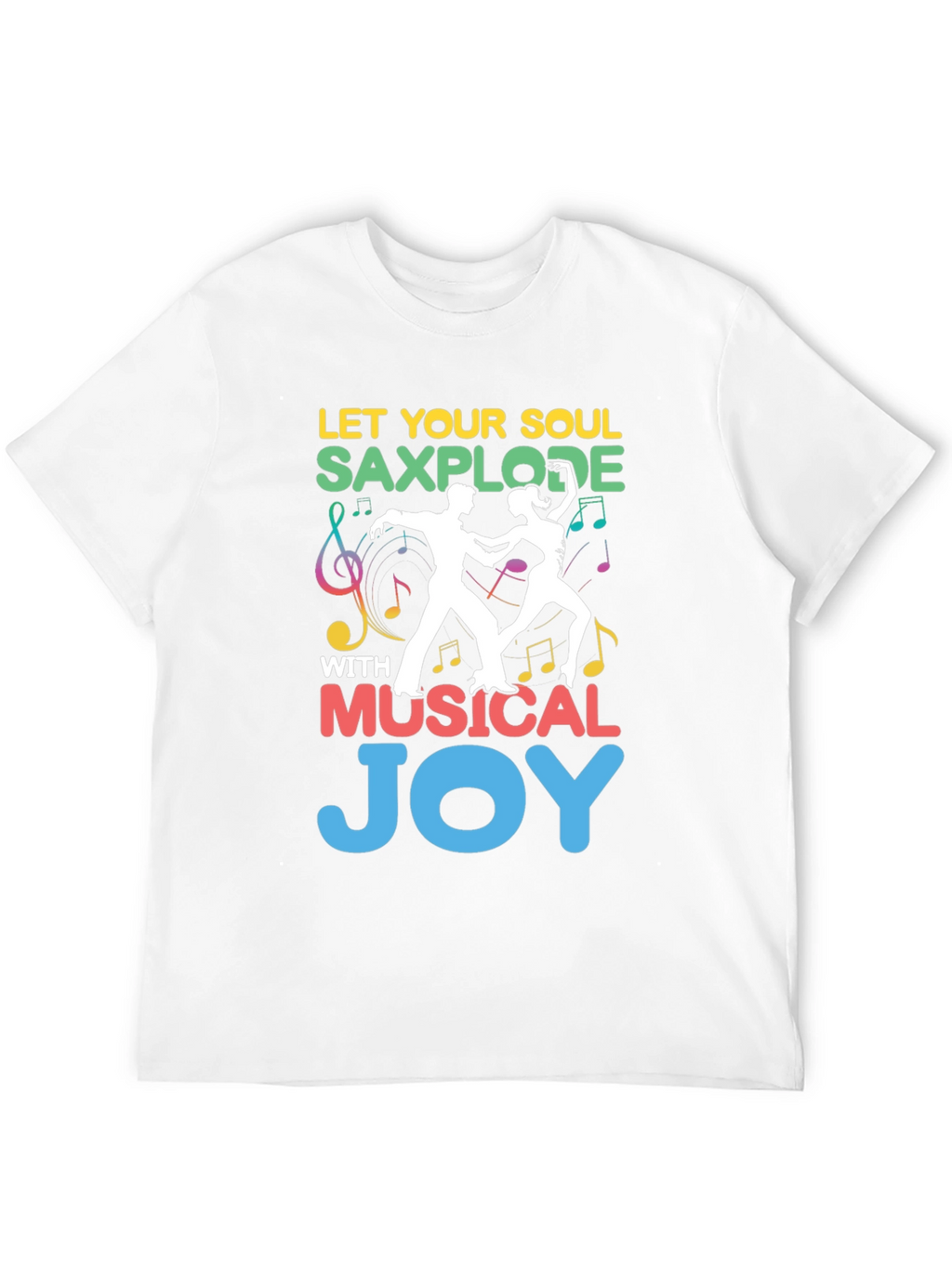 Let Your Soul Saxplode Black T-Shirt