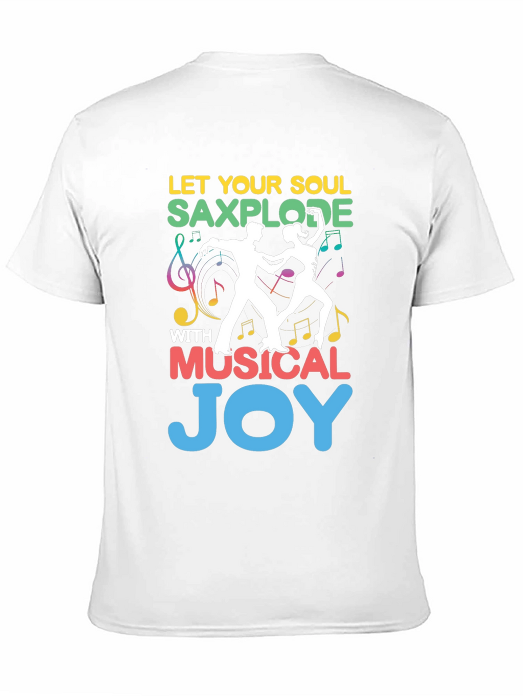 Let Your Soul Saxplode Black T-Shirt
