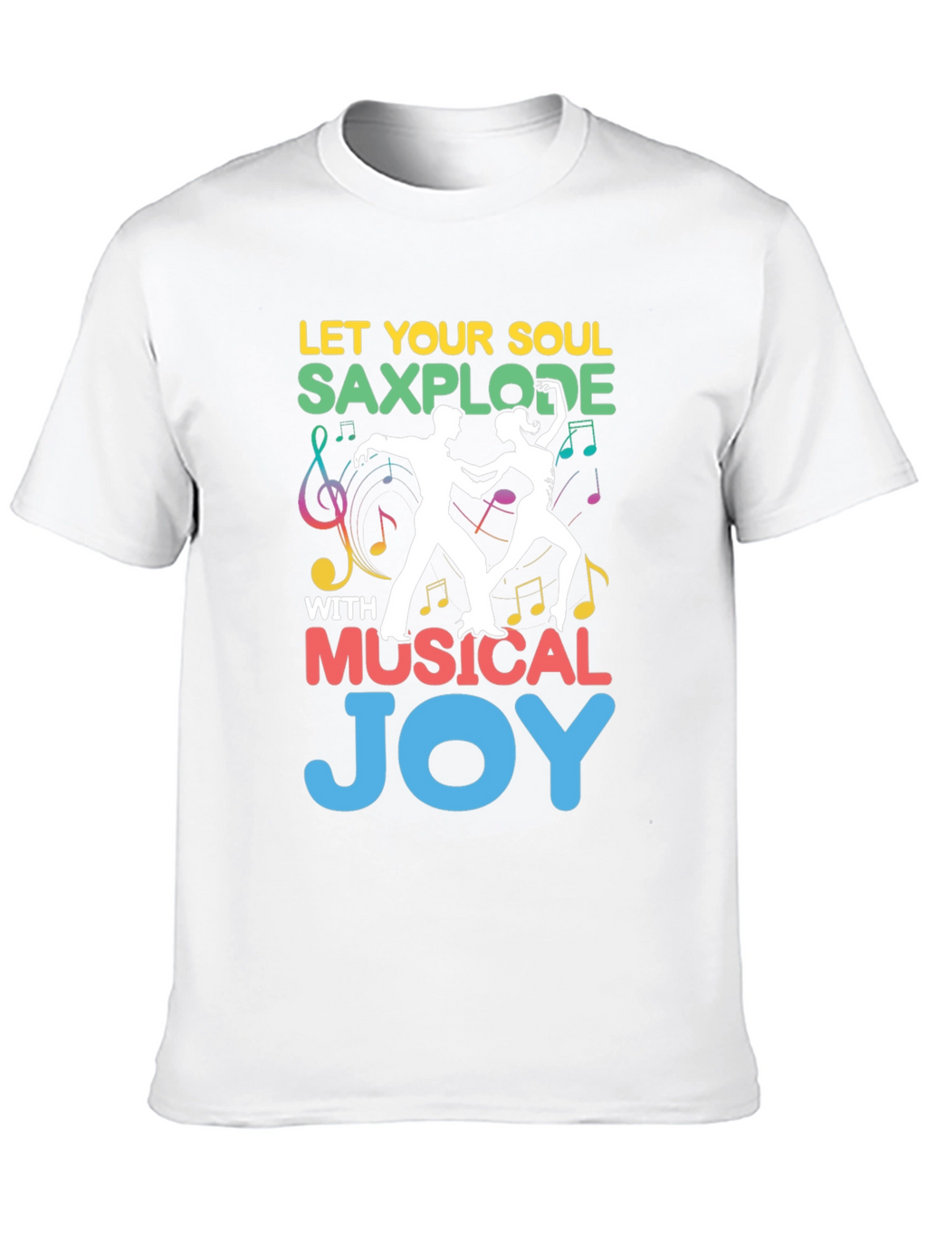 Let Your Soul Saxplode Black T-Shirt