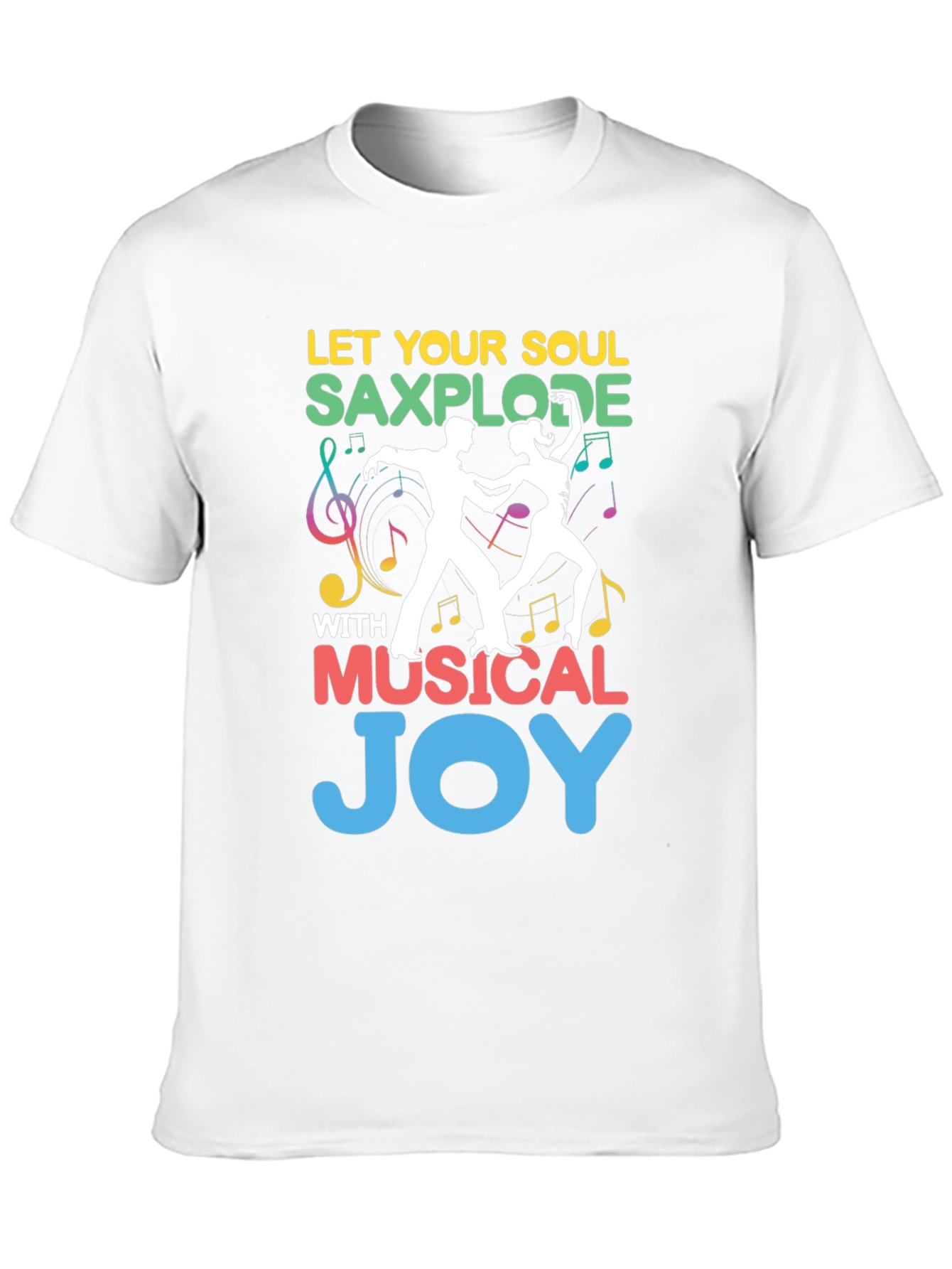Let Your Soul Saxplode Black T-Shirt