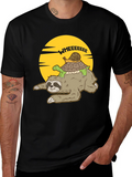 Funny Sloth Turtle Snail T-Shirt - Wheeeeeee!