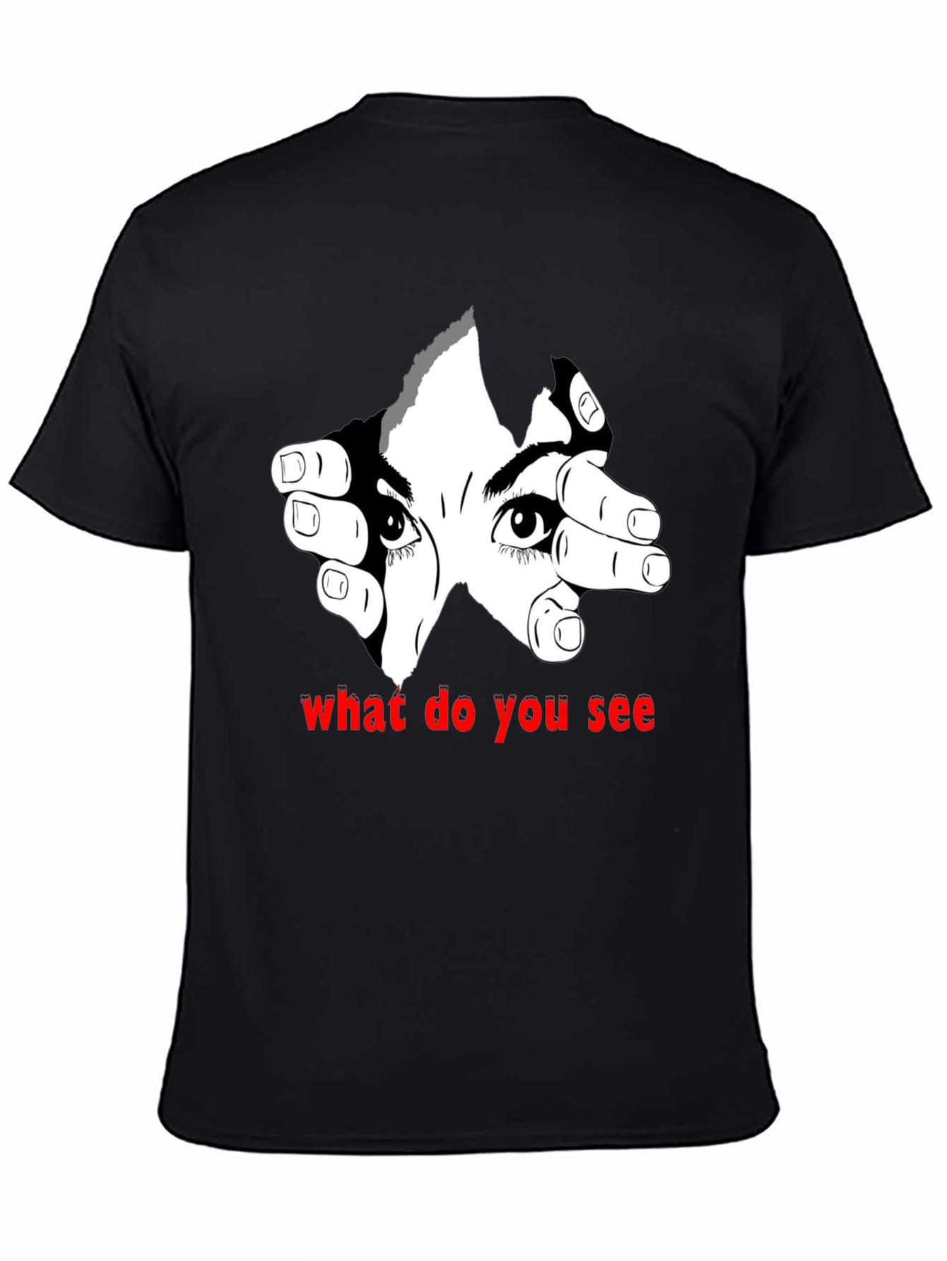 Eye See You Graphic Tee - Mens Black T-Shirt