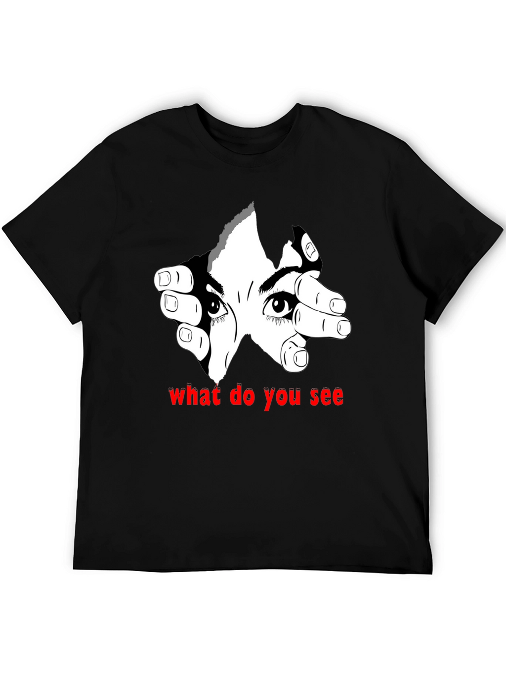 Eye See You Graphic Tee - Mens Black T-Shirt