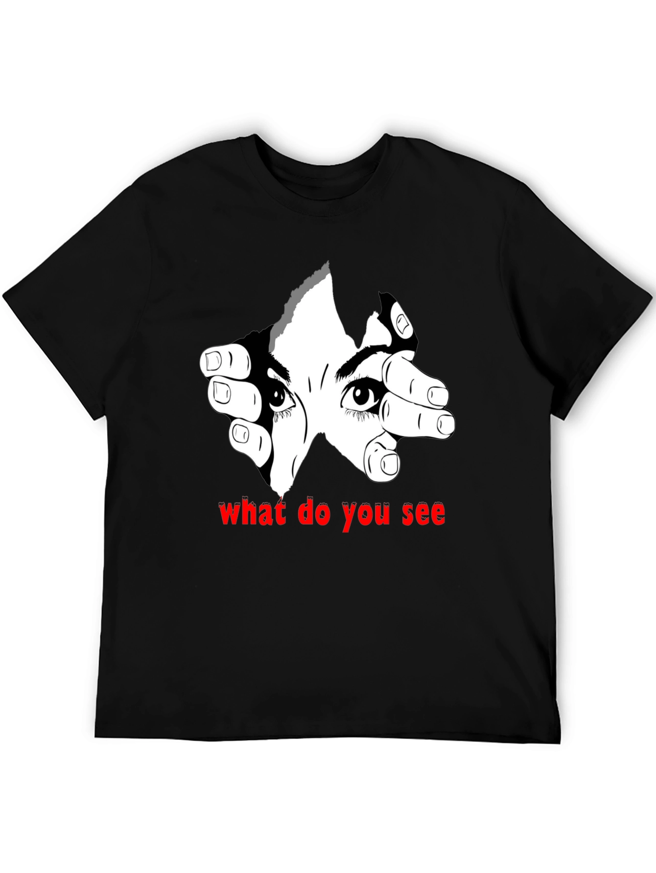 Eye See You Graphic Tee - Mens Black T-Shirt