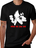Eye See You Graphic Tee - Mens Black T-Shirt