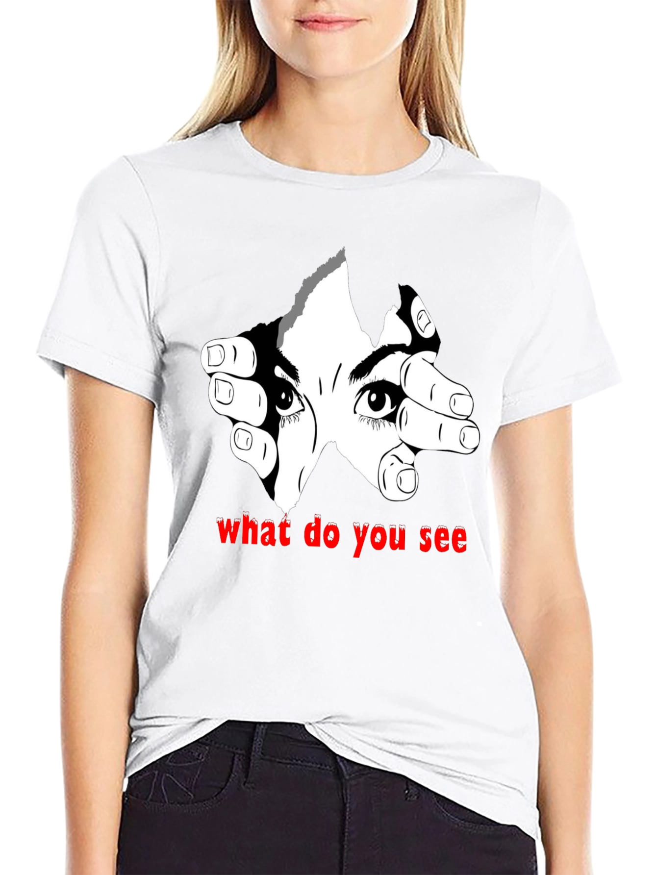 Eye See You Graphic Tee - Mens Black T-Shirt