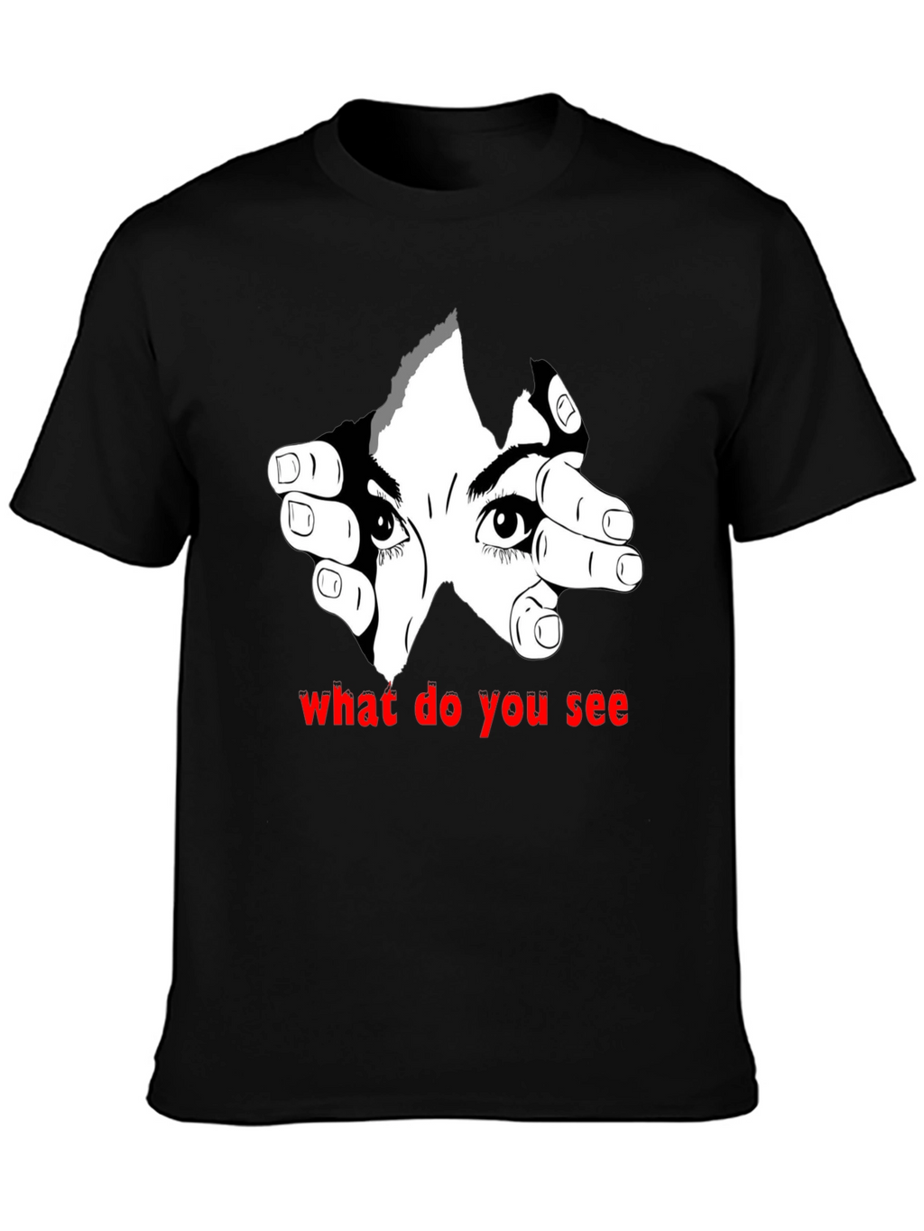Eye See You Graphic Tee - Mens Black T-Shirt