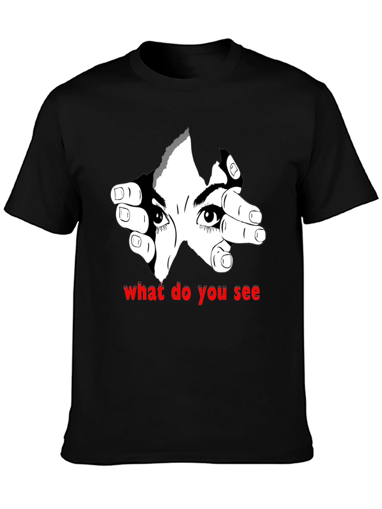 Eye See You Graphic Tee - Mens Black T-Shirt