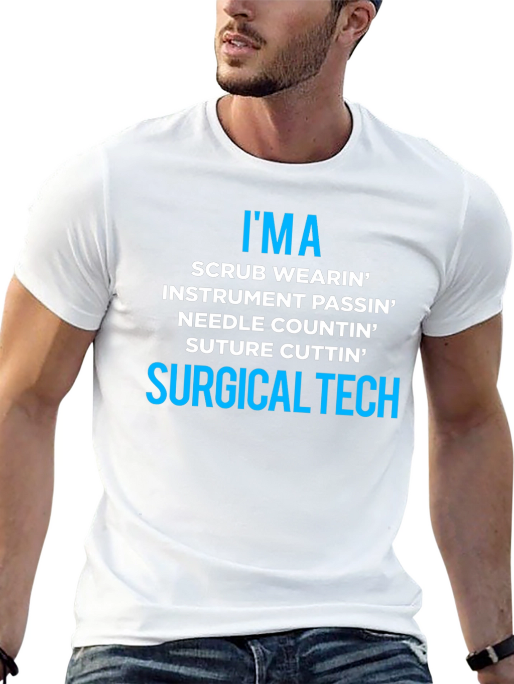 Surgical Tech T-Shirt - Scrub Wearin Instrument Passin