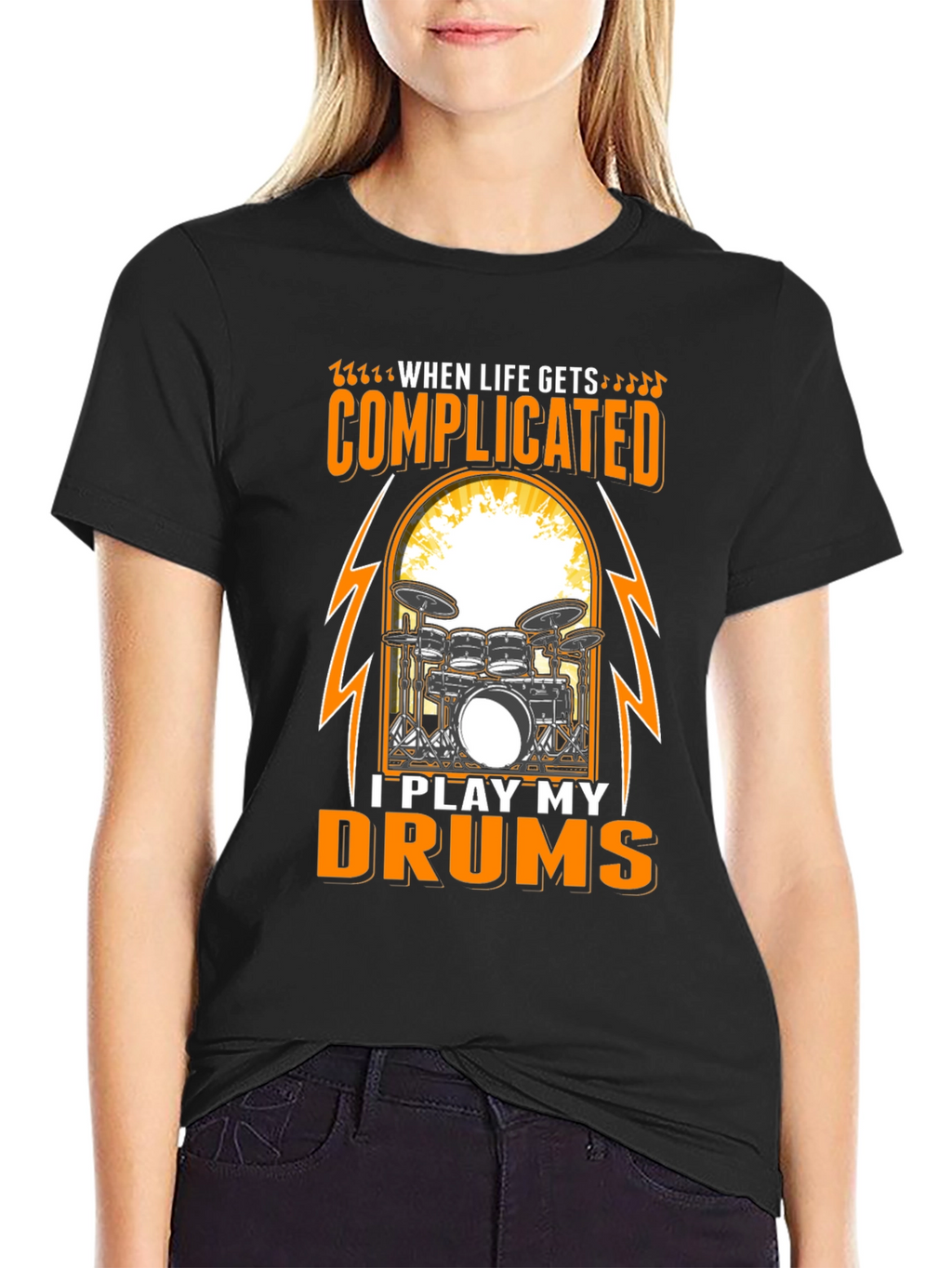 Complicated Drums Tee