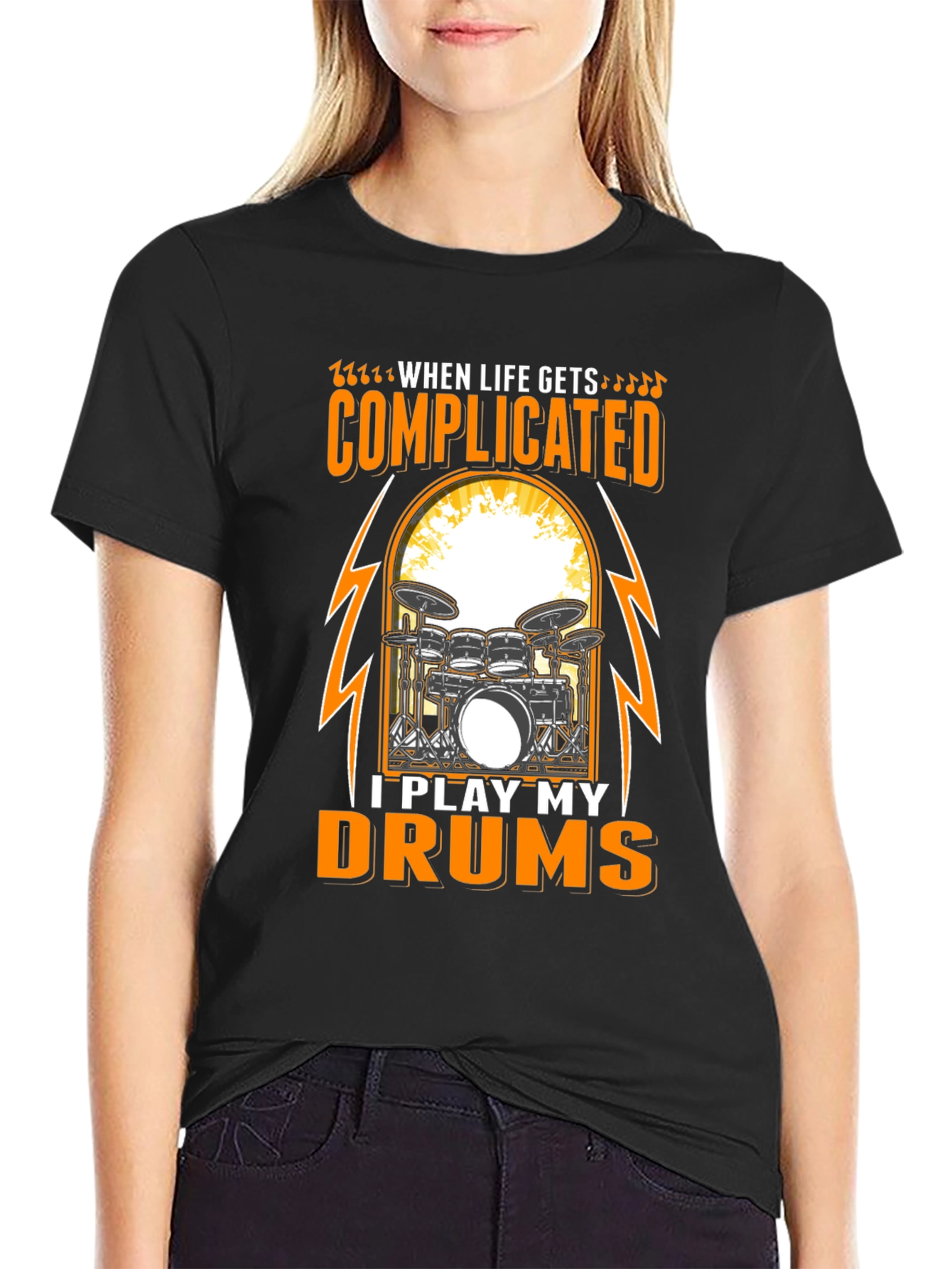 Complicated Drums Tee