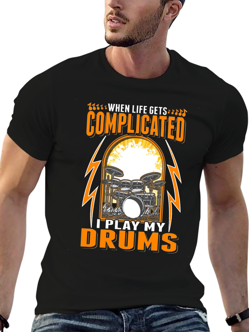 Complicated Drums Tee