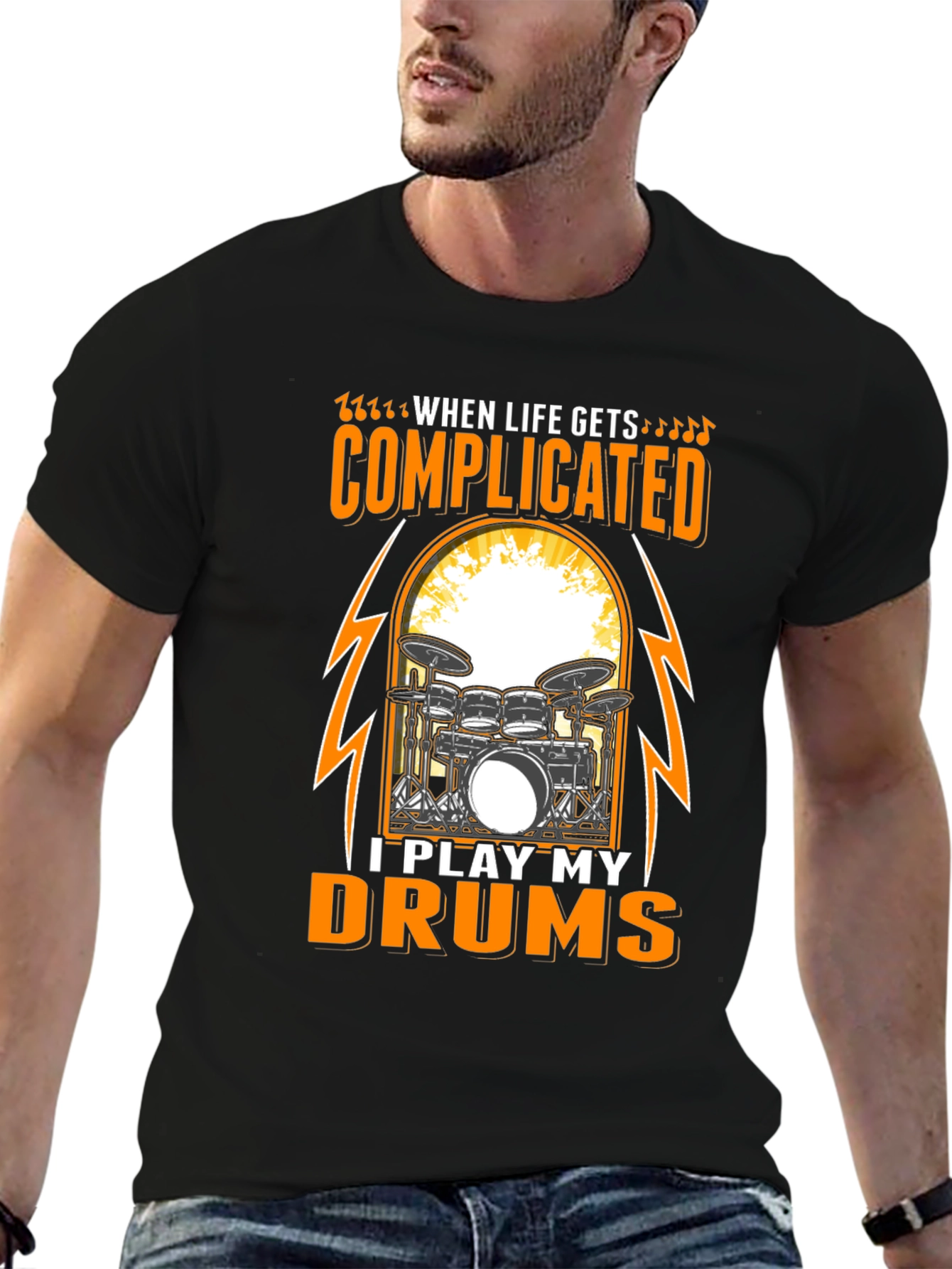 Complicated Drums Tee